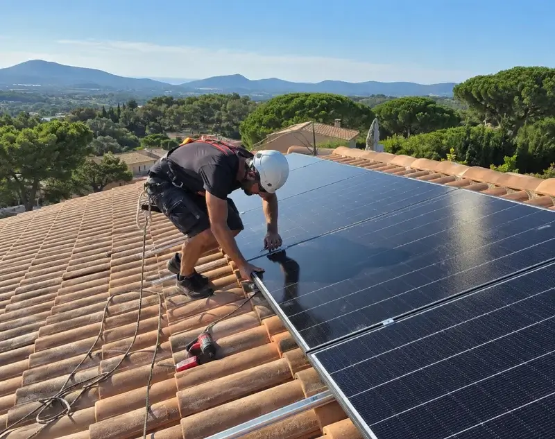 Installateur panneaux solaires Caderousse — pose photovoltaïque sur toiture
